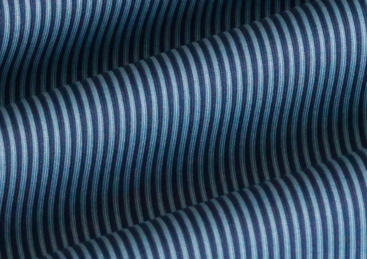 40D/20D Toothpick Stripe cationic dyeable stretch interlock knit fabric 41% N; 41% T; 18% SP