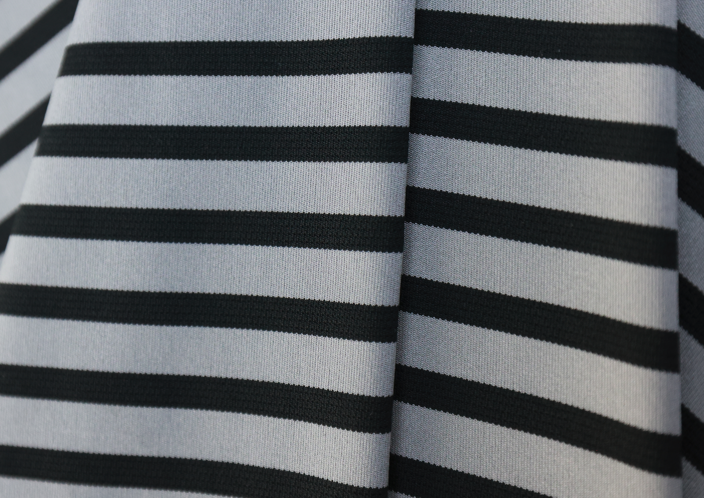 40D/20D Stripe cationic dyeable stretch knit fabric 50%T; 30%N; 20%SP